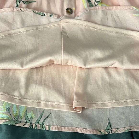 Sienna Sky Pink Floral Blouson Mini Dress Size XS - Picture 8 of 10